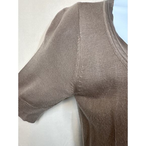 NEWYORK&CO Y2K Streetwear Fall Office Cocktail Faux 2pc Silk Shirt w Cardigan XS - Picture 11 of 16